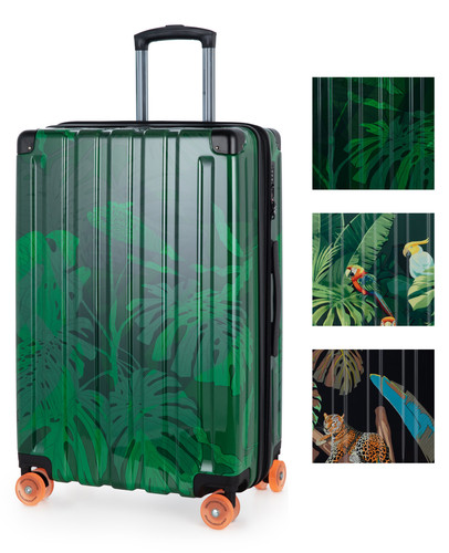 Damm jungle valigia su - -, jungle,
