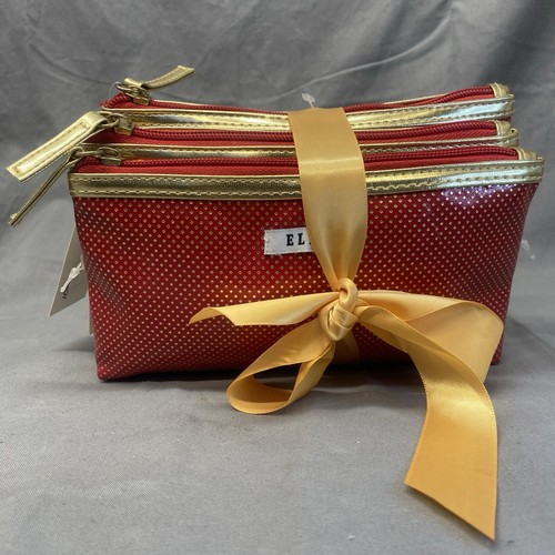 Elle cosmetics bag set 3 - elle,