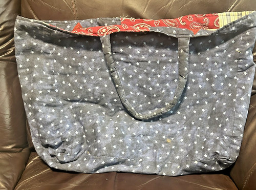 Borsa tote bag grigio - tote, grigio/bianco