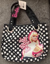 Barbie borsa tote a pois nuova